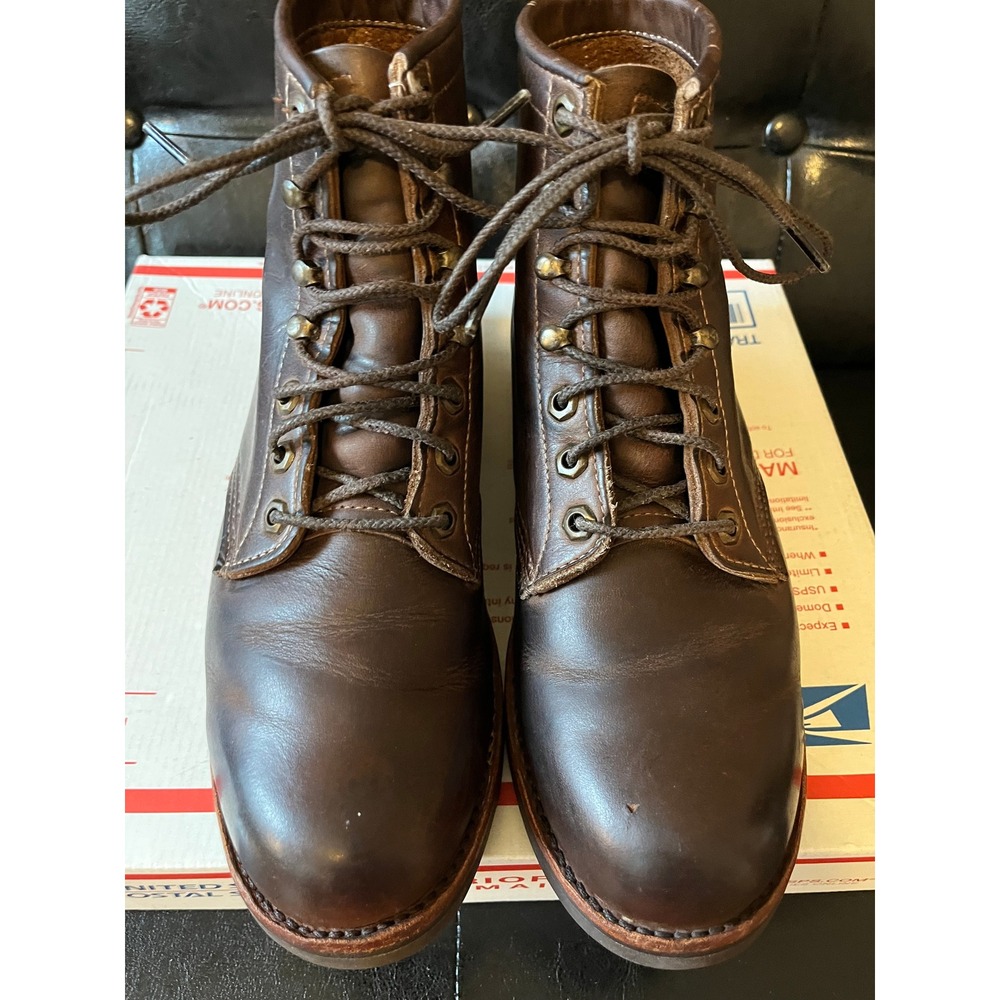 Chippewa Service Boots Brown - Picture 2 of 7